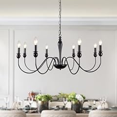 Ashuaqi black chandelier for sale  Delivered anywhere in UK