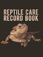 Used, Reptile Care Record Book: Pet Care Journal For Pet for sale  Delivered anywhere in UK