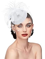 Veil fascinator pillbox for sale  Delivered anywhere in UK
