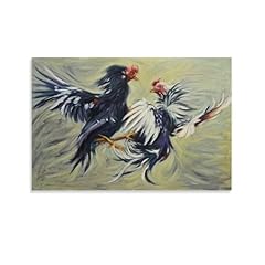 Aaharya cockfighting poster for sale  Delivered anywhere in USA 