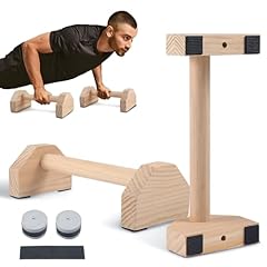 Parallettes bars wooden for sale  Delivered anywhere in UK