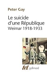 Suicide république weimar d'occasion  Livré partout en France