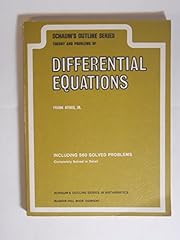 Differential equations schaums for sale  Delivered anywhere in USA 