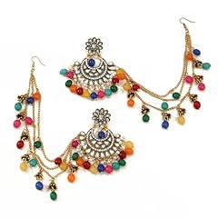 Bohemian jhumka jhumki for sale  Delivered anywhere in USA 
