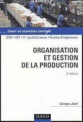 Organisation gestion productio d'occasion  Livré partout en France