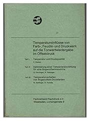 Temperatureinflüsse farb feuc gebraucht kaufen  Wird an jeden Ort in Deutschland