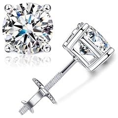 Krfy moissanite stud for sale  Delivered anywhere in UK