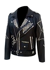 Mens biker brando for sale  Delivered anywhere in UK