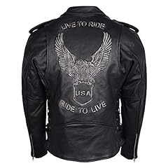 Men's Eagle Embossed Live To Ride - Ride To Live Classic for sale  Delivered anywhere in USA 