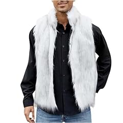 Men faux fur for sale  Delivered anywhere in UK