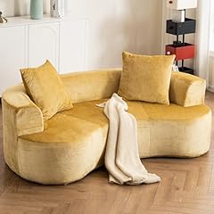 Curved loveseat small for sale  Delivered anywhere in USA 