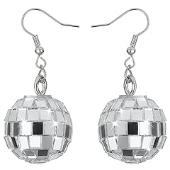 Silver sparkling disco for sale  Delivered anywhere in UK
