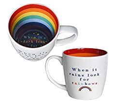 Used, Inside Out Rainbows Mug - Pattern Inside and Out for sale  Delivered anywhere in UK