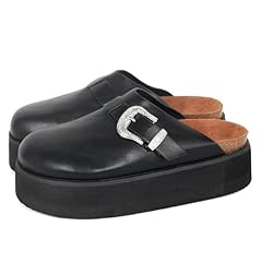 Women leather platform for sale  Delivered anywhere in UK