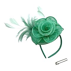 Feather fascinator headband for sale  Delivered anywhere in UK