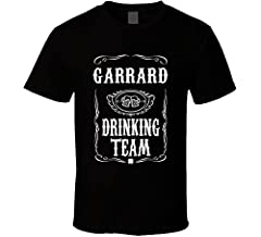 Garrard Drinking Team Tee Last Name Family Reunion Gift Idea T Shirt L Black for sale  Delivered anywhere in Canada
