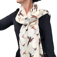 Pheasant print scarf for sale  Delivered anywhere in UK