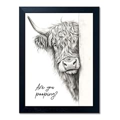 Funny highland cow for sale  Delivered anywhere in USA 
