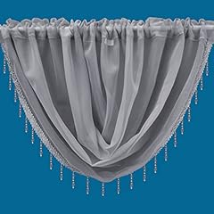 Plain beaded voile for sale  Delivered anywhere in UK