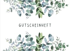 Gutscheinheft gutscheinbuch zu gebraucht kaufen  Wird an jeden Ort in Deutschland