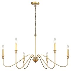 Finexpect gold chandelier for sale  Delivered anywhere in USA 