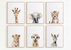 6pcs safari animal for sale  Delivered anywhere in USA 