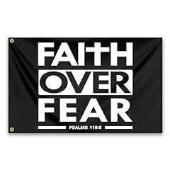 Faith fear flag for sale  Delivered anywhere in USA 