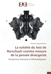 Validité test rorschach d'occasion  Livré partout en France