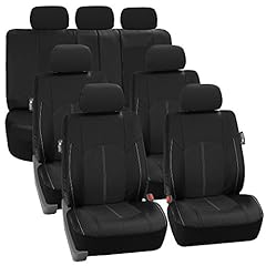 FH Group Perforated Leatherette Three Row Set Car Seat for sale  Delivered anywhere in USA 