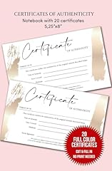 Modern certificate authenticit for sale  Delivered anywhere in UK