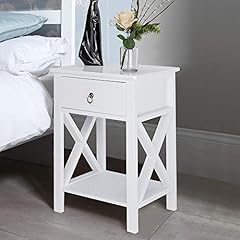 Bonnlo white nightstand for sale  Delivered anywhere in USA 