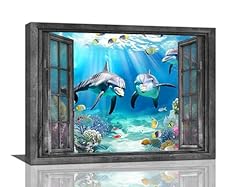 Dolphin wall art for sale  Delivered anywhere in USA 
