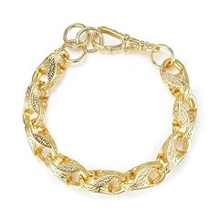 Mens gold bracelet for sale  Delivered anywhere in UK
