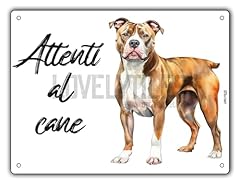 Cartello attenti cane usato  Spedito ovunque in Italia 