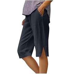 Linen shorts women for sale  Delivered anywhere in UK
