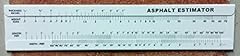 Asphalt sliderule calculator for sale  Delivered anywhere in USA 