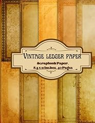 Vintage ledger paper for sale  Delivered anywhere in USA 