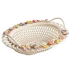 Belleek pansy oval for sale  Delivered anywhere in USA 