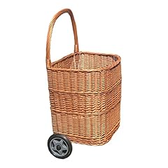 Shopping trolley wicker for sale  Delivered anywhere in Ireland