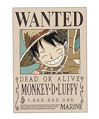 Wanted monkey.d.luffy dead for sale  Delivered anywhere in USA 