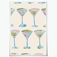 Watercolor martini glass for sale  Delivered anywhere in USA 