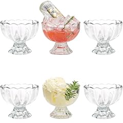 Vintage glass dessert for sale  Delivered anywhere in USA 
