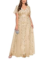 Plus size gold for sale  Delivered anywhere in USA 