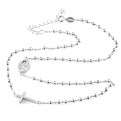 Collana unisex rosario usato  Spedito ovunque in Italia 