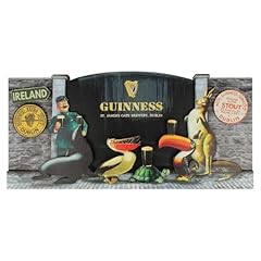 Guinness cartello legno usato  Spedito ovunque in Italia 