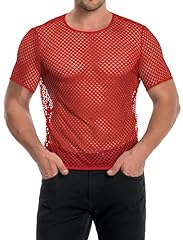 Mens fishnet shirt for sale  Delivered anywhere in USA 