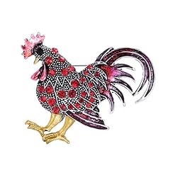 Cock rooster brooch for sale  Delivered anywhere in USA 
