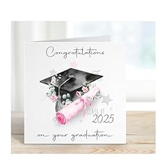 Graduation card pink for sale  Delivered anywhere in UK