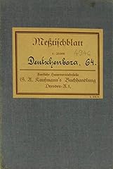 Meßtischblatt . deutschenbora gebraucht kaufen  Wird an jeden Ort in Deutschland
