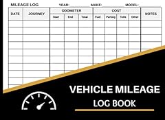 Mileage log book for sale  Delivered anywhere in UK